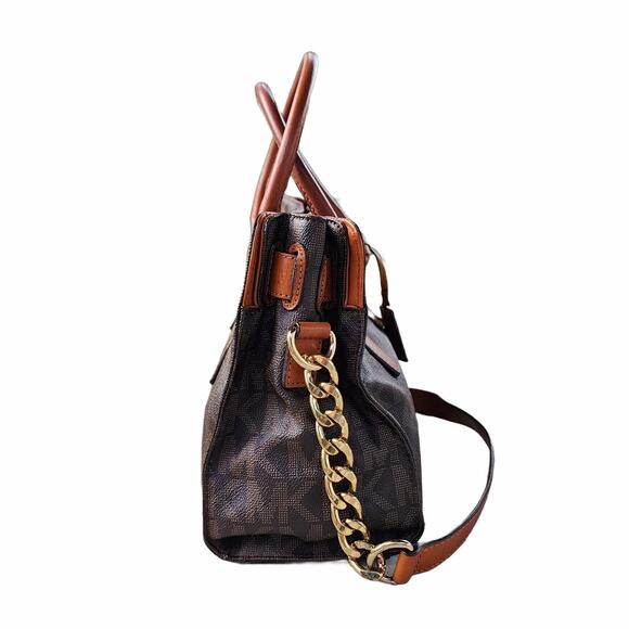 MICHAEL Michael Kors Signature Medium East West Hamilton Satchel Tote - Picture 3 of 14